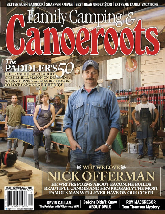 Bear Mountain Boats, Nick Offerman and Canoeroots Magazine