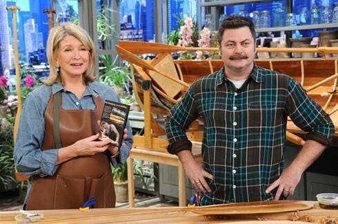 Nick Offerman on Martha Stewart