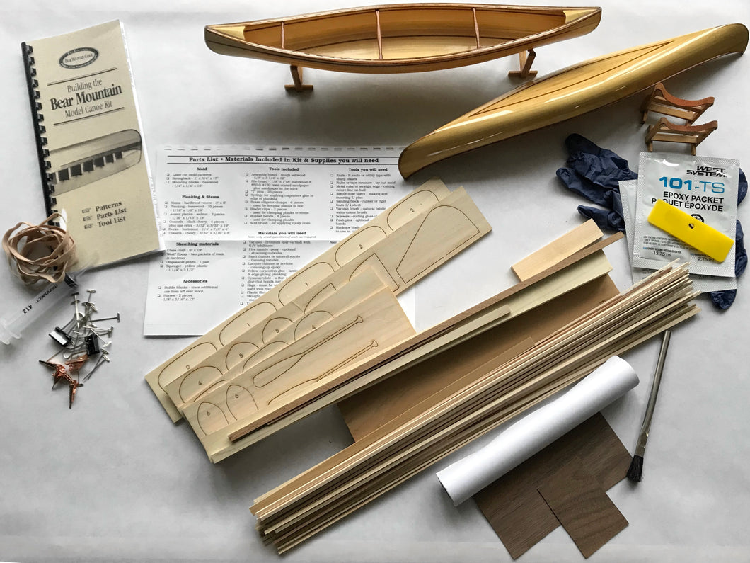 1:12 Scale Model Canoe Kit